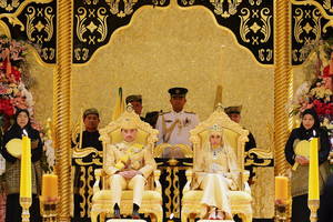 Brunėjaus sultono sūnaus vestuvės pribloškė prabanga