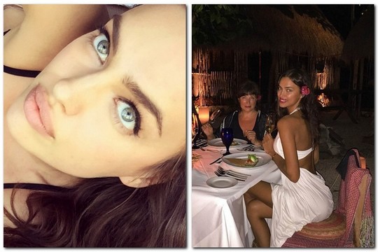Seksualioji Irina Shayk mėgaujasi atostogomis Meksikoje