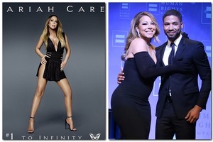 Ant albumo viršelio – akivaizdžiai patobulintas M. Carey kūnas