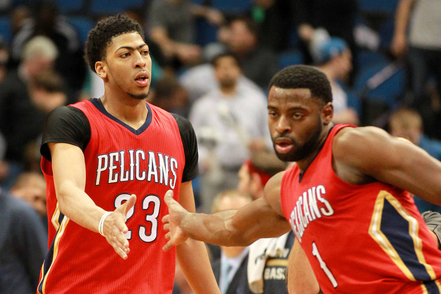 A.Davisas ir T.Evansas patenkinti – jų atstovaujama „New Orleans Pelicans“ pretenduoja į aštuntąją vietą Vakaruose.