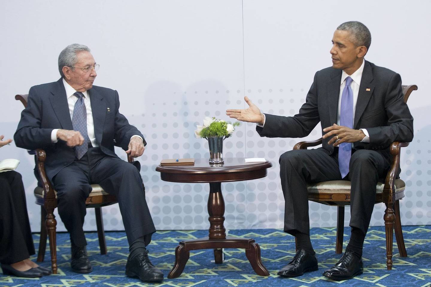 Praėjusią savaitę R.Castro ir B.Obama susitiko Panamoje.
