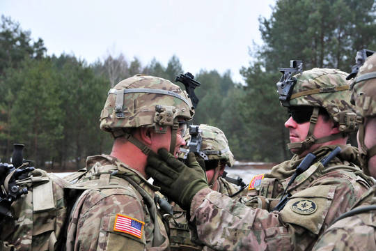 Kremlius susinervino – į Ukrainą atvyko 300 JAV desantininkų