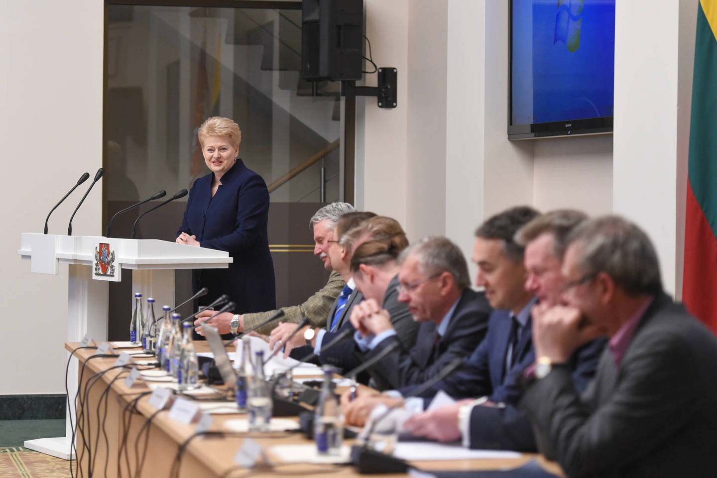 Prezidentė atidarė konferenciją, skirtą Parlamentinių politinių partijų susitarimui dėl 2014–2020 m. šalies užsienio, saugumo ir gynybos politikos strateginių gairių.
