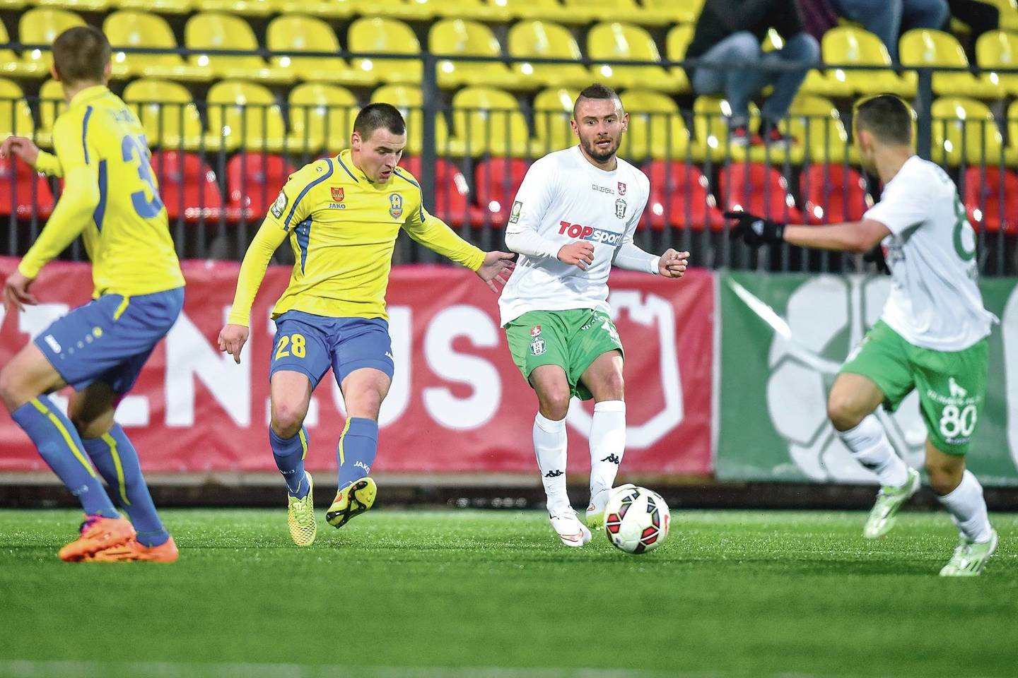„Žalgirio“ futbolininkai neturi lygių A lygoje, bet vasarą jų laukia didesni iššūkiai Europoje.