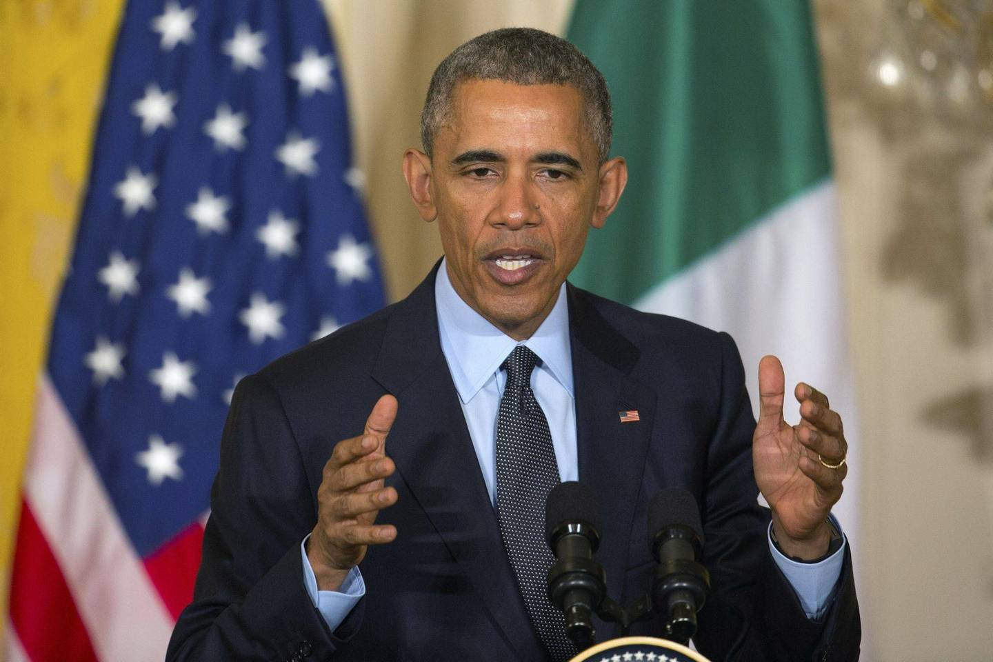 Pasak B. Obamos, tarptautinė bendruomenė turi ir toliau remti Ukrainą, vykdančią ekonomines ir politines reformas šalyje.