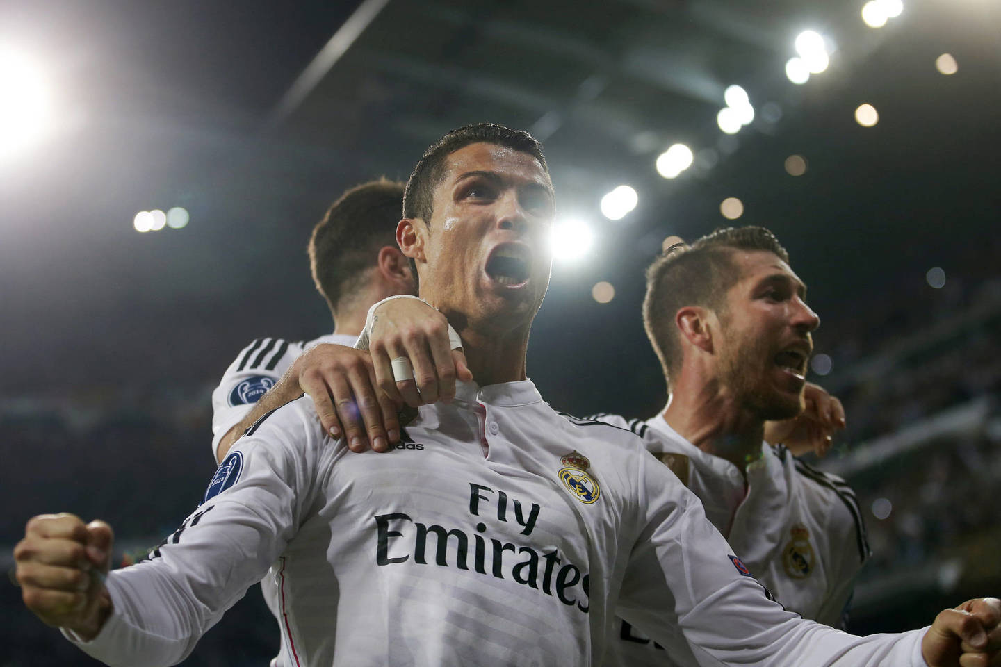 „Real“ – „Atletico“ rungtynių akimirka.