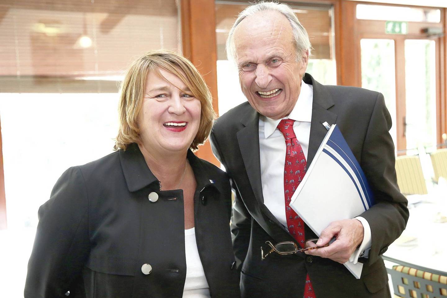 M.Diale-Schellschmidt ir D.Luzo nuotaika įrodo, kad Vokietijos verslo įmonės, jau anksčiau investavusios Lietuvoje, čia jaučiasi tikrai gerai.