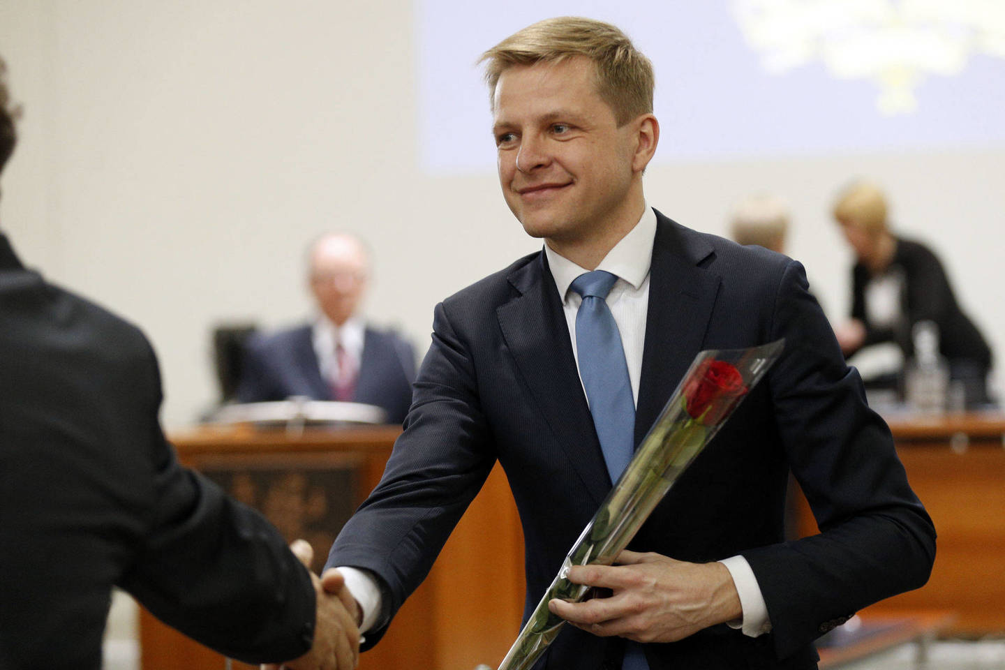 R.Šimašius ėmėsi Vilniaus mero pareigų.