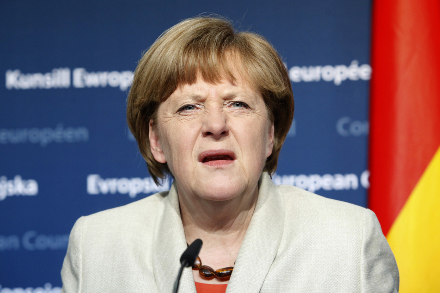 Vokietijos kanclerė Angela Merkel sakė po susitikimo nori išgelbėti nuo daugiau migrantų.