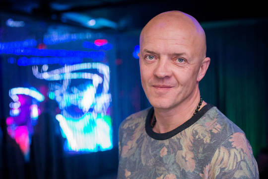 Su klaipėdiečiais naktiniame klube linksminosi ir R. Rudokas