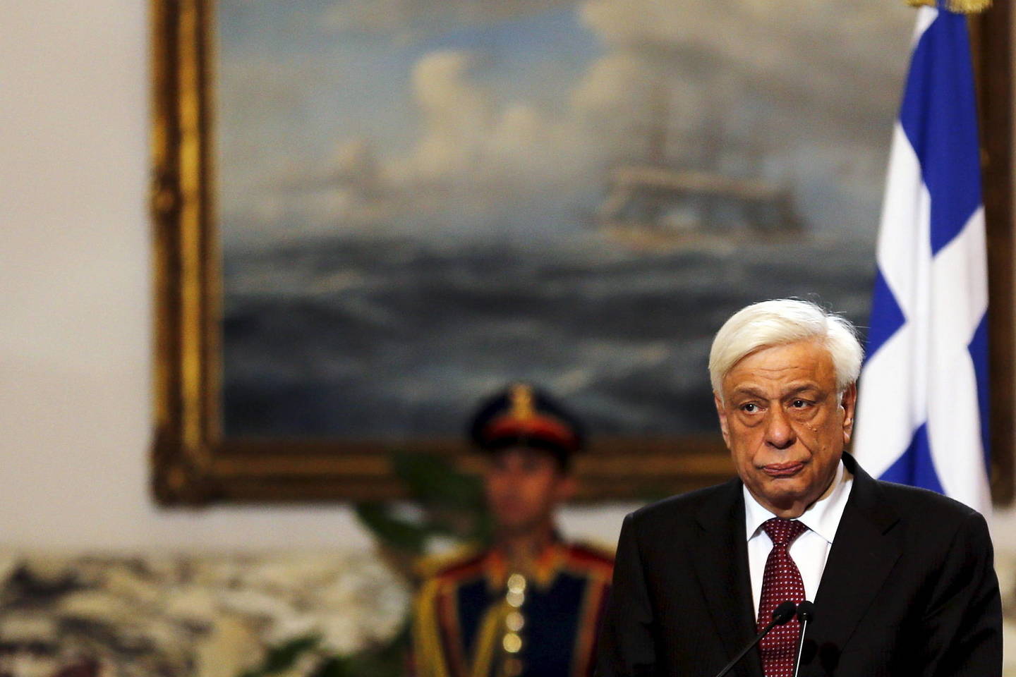 Graikijos prezidentas P.Pavlopoulos.