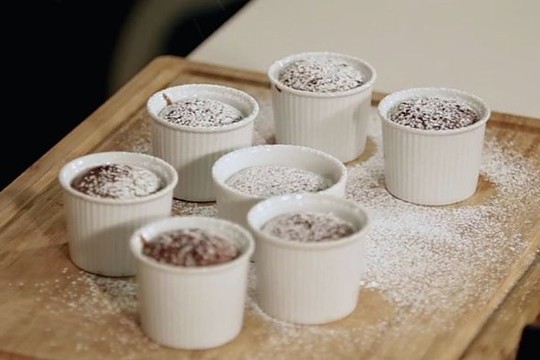 Siurprizas mamai: šokoladinis fondantas