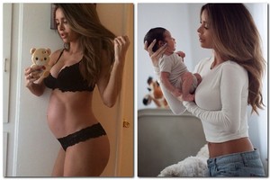 Neseniai pagimdžiusi S. Stage ir vėl demonstruoja tobulą figūrą