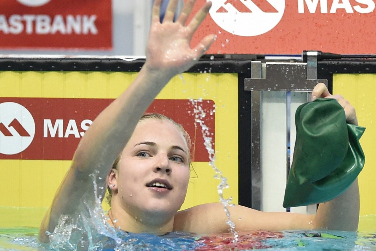 Kardife R.Meilutytė triumfavo dvejose rungtyse.