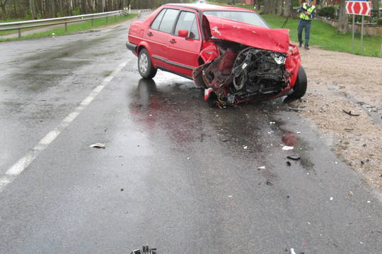 Per avariją Anykščių rajone nukentėjo 81 metų senolė