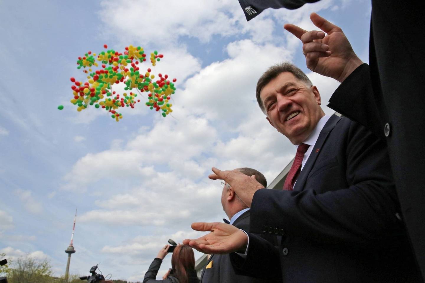 Socialdemokratų suvažiavime.