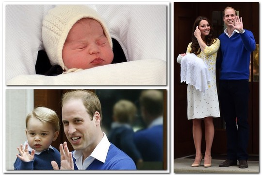 Karališkoji pora paskelbė mažosios britų princesės vardą