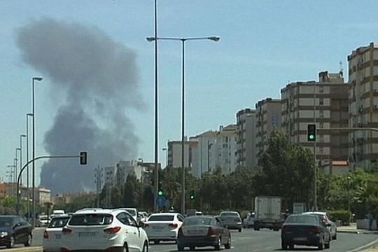 Ispanijoje sudužo karinis lėktuvas, yra žuvusiųjų