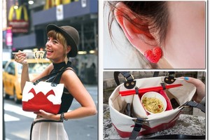 Japonų išradimai: makaronų auskarai ir rankinės valgymui