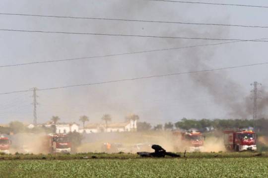 Tragedija Ispanijoje: sudužo karinis lėktuvas, yra žuvusiųjų