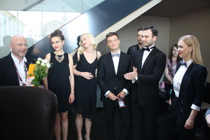Prieš startą „Eurovizijoje“ Vaidas ir Monika sveikino A. Giržadą