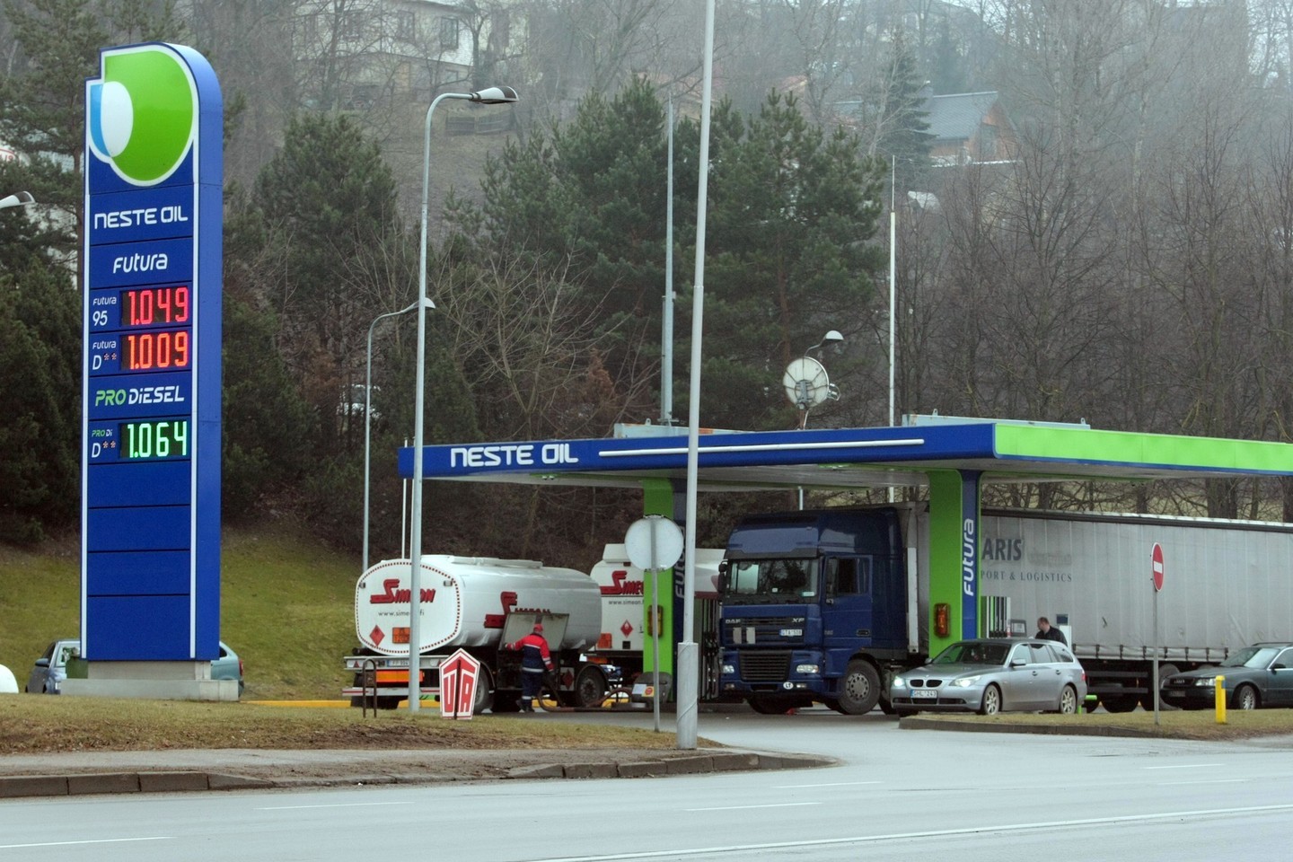 „Neste“ įsiveš degalus iš Suomijos.<br>P.Mantauto nuotr.