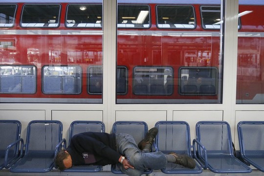 Traukinių mašinistų streikas Vokietijoje kelia chaosą