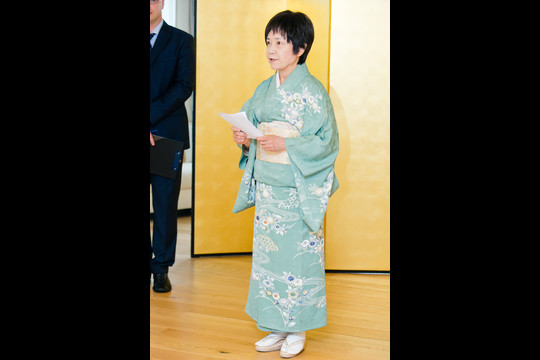 Japonijos ambasadorė Kazuko Shiraishi.<br>T.Bauro nuotr.