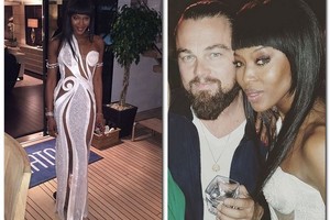 N. Campbell savo gimtadienį Kanuose atšventė su L. Dicaprio