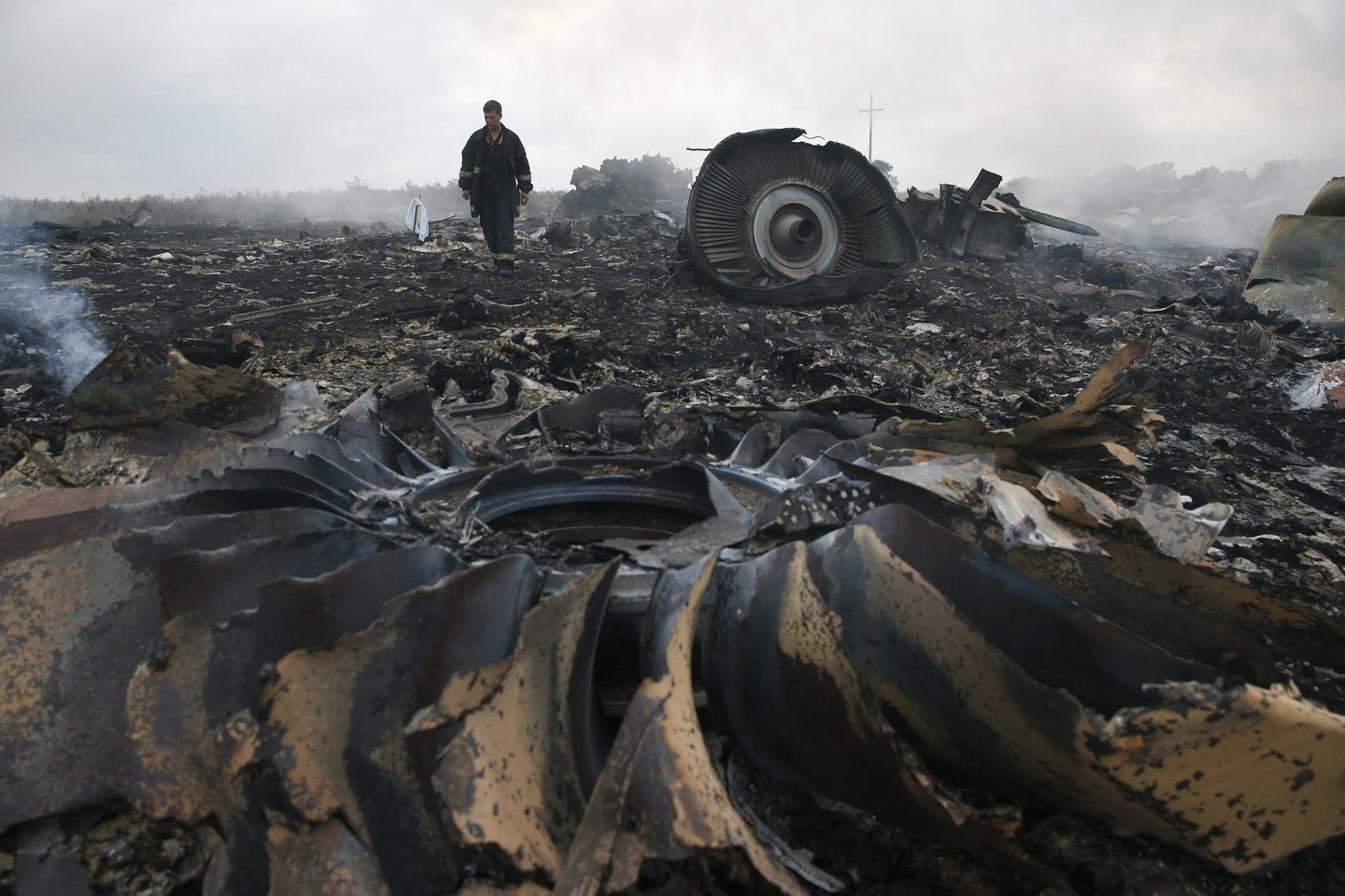 Per katastrofą žuvo 298 lėktuvu skridę žmonės.<br>Reuters/Scanpix nuotr.