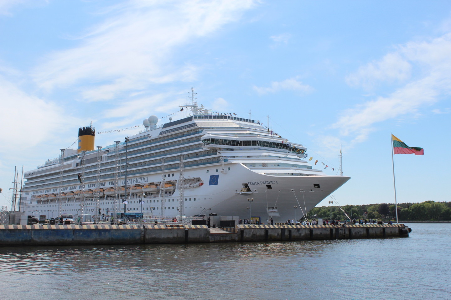 „Costa Pacifica“ šįmet į Klaipėdą atplauks septynis kartus.
