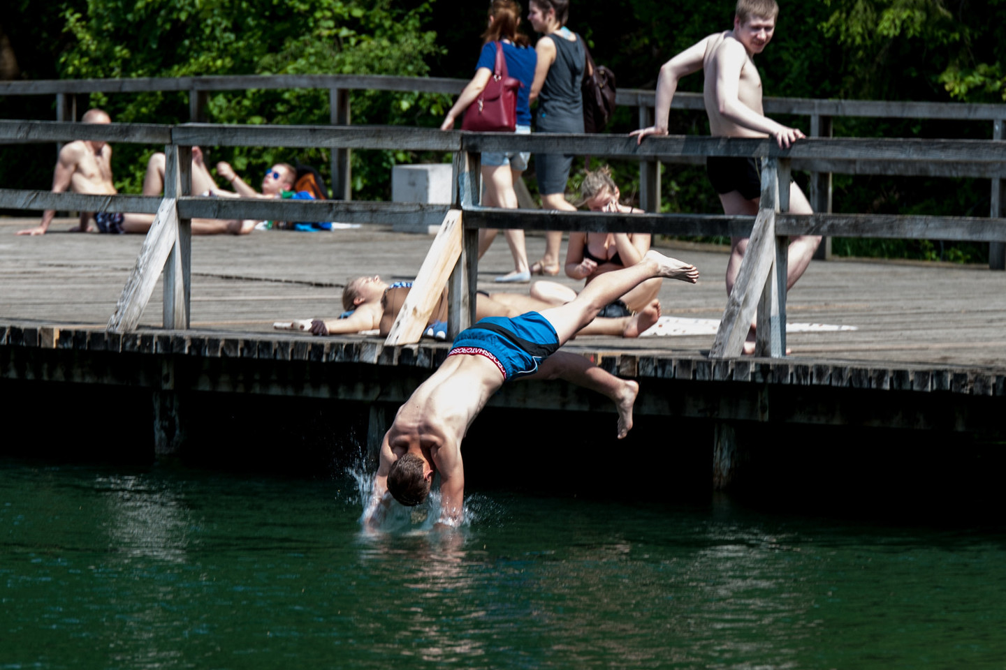 Lrytas.lt fotografas užfiksavo vasaros malonumus prie Žaliųjų ežerų.<br>V.Ščiavinsko nuotr.