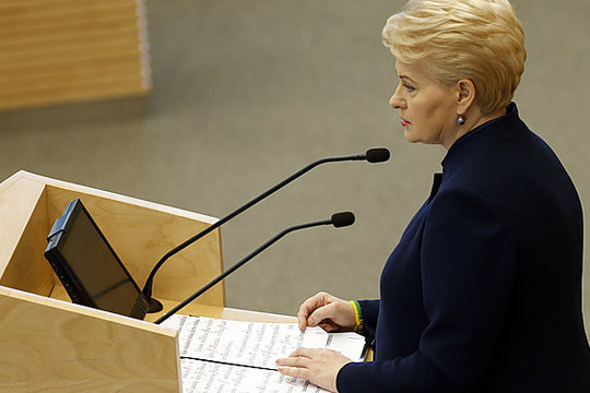 Politologai: tai buvo geriausia Dalios Grybauskaitės kalba