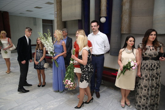 Dainininkės Mios vestuvių akimirkos.<br>R.Danisevičiaus nuotr.