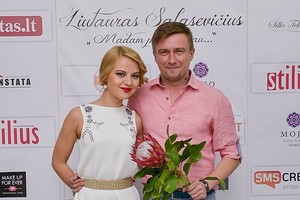 Marius Jampolskis: „Šunys mūsų kūdikiui tikrai netrukdys“