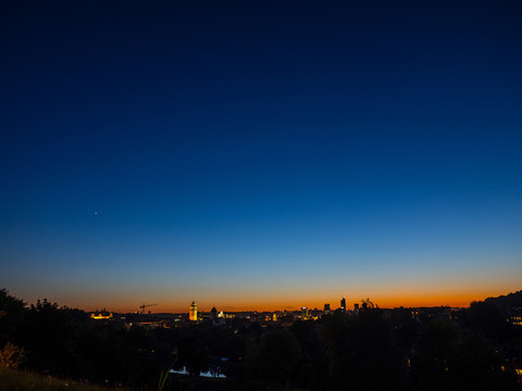 Nuostabus Vilniaus vaizdas naktį.<br>V.Ščiavinsko nuotr.