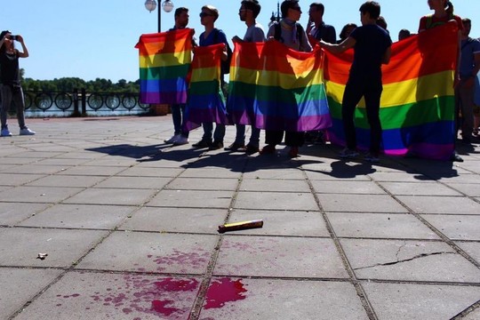 Nors neonaciai siautėjo, Kijevo gėjų paradas įvyko