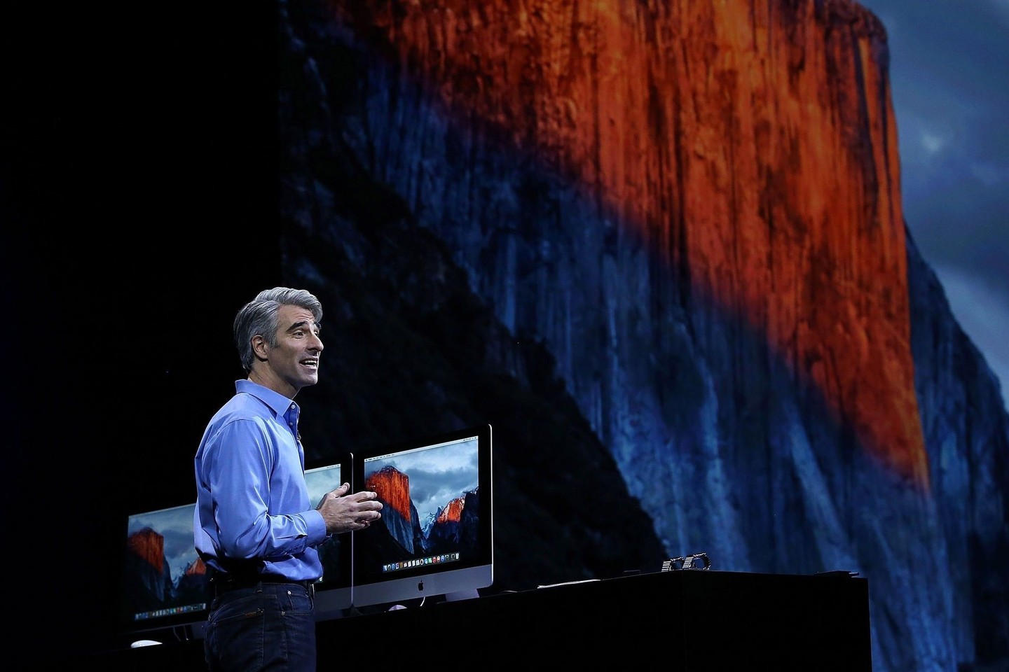 Būsimoji kompiuterių operacinė sistema vadinsis „OS X El Capitan“, ją žadama išleisti rudenį.<br>AFP/Scanpix nuotr.