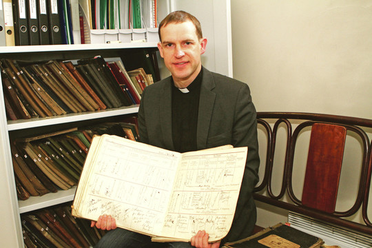 Kauno Karmelitų bažnyčia mena ir K. Orbakaitės krikštą