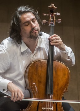 Kremonos kvarteto violončelininkas G.Scaglione.<br>D.Matvejevo nuotr.