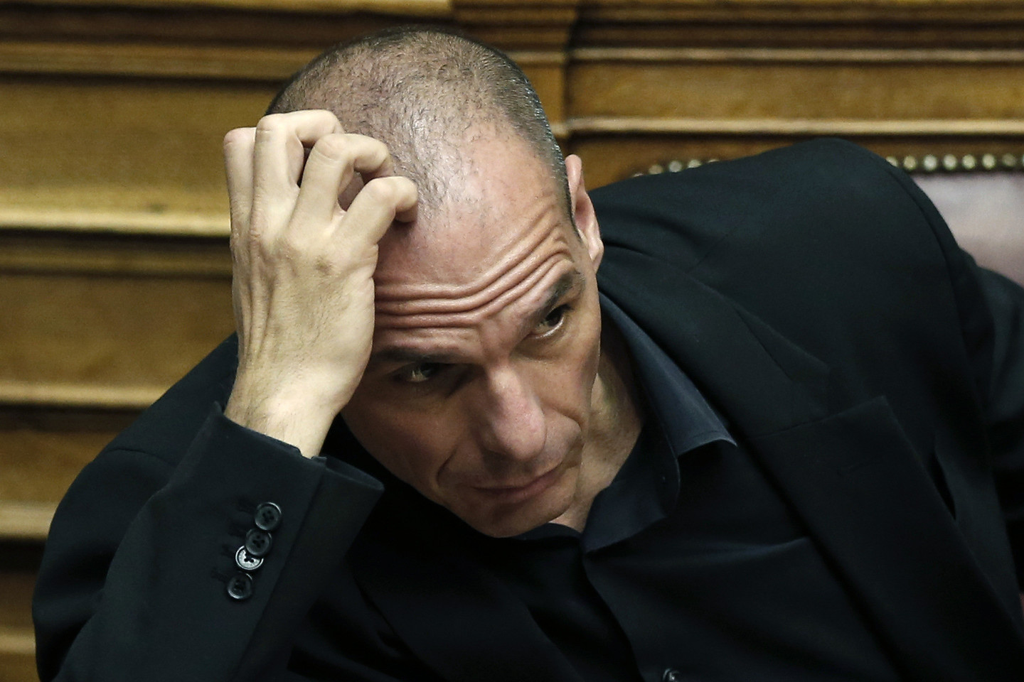Graikijos finansų ministras Y.Varoufakis.<br>AP nuotr.
