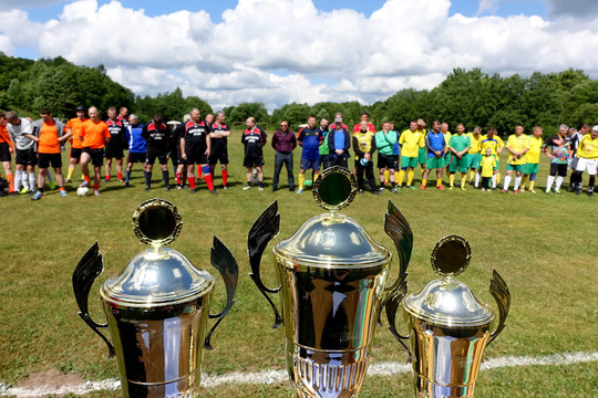 Futbolo trofėjus šiemet iš Užvenčio neišvažiavo
