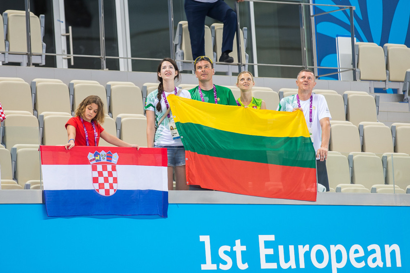 Plaukikas A.Šidlauskas laimėjo Europos žaidynių Baku auksą 50 m krūtine rungtyje.<br>V.Dranginio/LTOK nuotr.