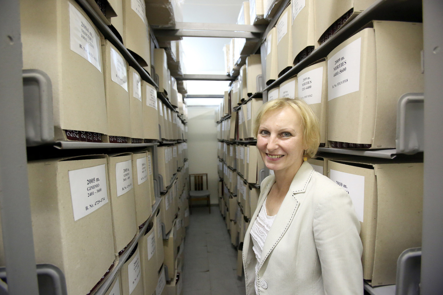 Santuokų rūmų archyve saugoma apie 30 milijonų įrašų.<br>R.Danisevičiaus nuotr.