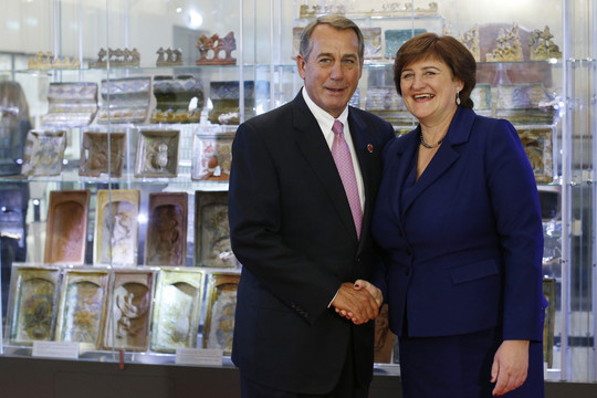 L.Graužinienė susitiko su aukštu JAV politiku J.Boehneriu