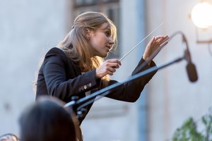 Kristupo šventę sušildė jaunos dirigentės žavesys