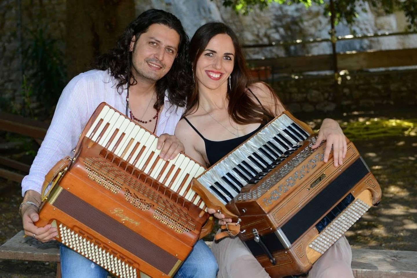 A.Matulevičiūtė ir M.Lo Russo akordeonininkų duetas „Sensual Duo“.