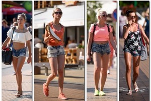 Palangos merginos – karštesnės už orą