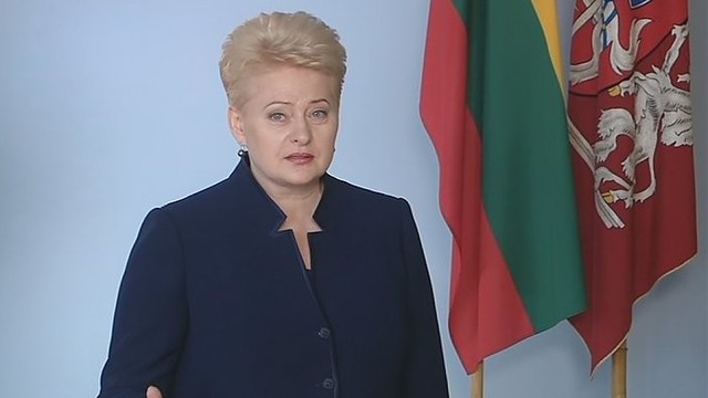 D. Grybauskaitė: šis balsas sklis per visus žemynus