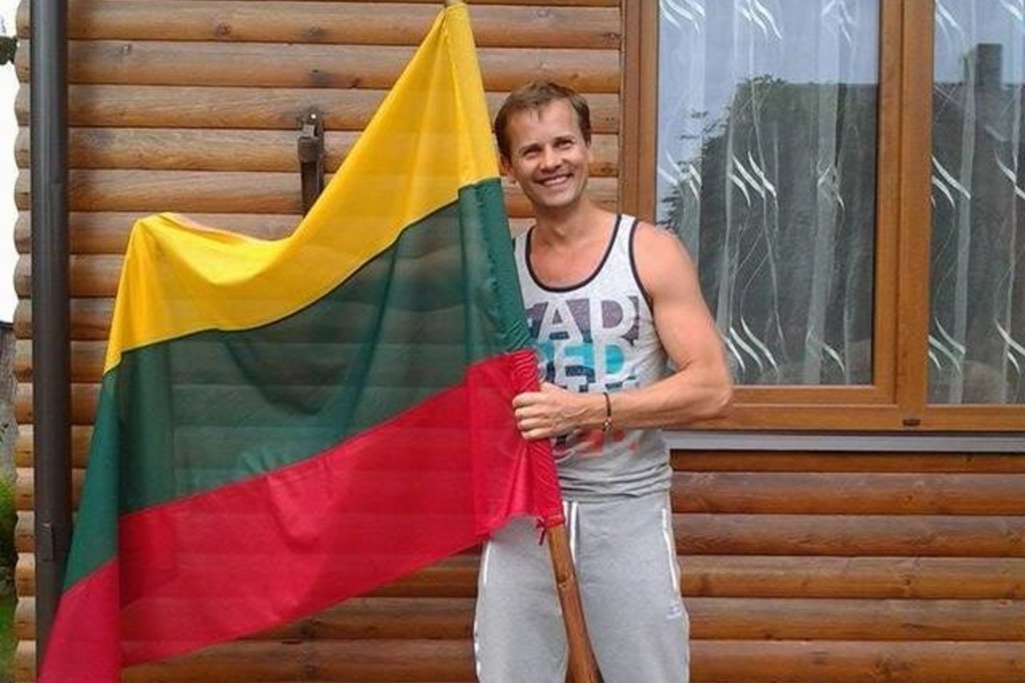 Nerijus Juška džiaugėsi iškėlęs Trispalvę ir kelione į Kudirkos Naumiestį.